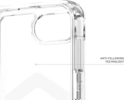 URBAN ARMOR GEAR UAG Designed for iPhone 16e Case Plyo - Compatible with MagSafe Anti-Yellowing Rugged Military Grade Drop Proof Protective Cover, Ice/White