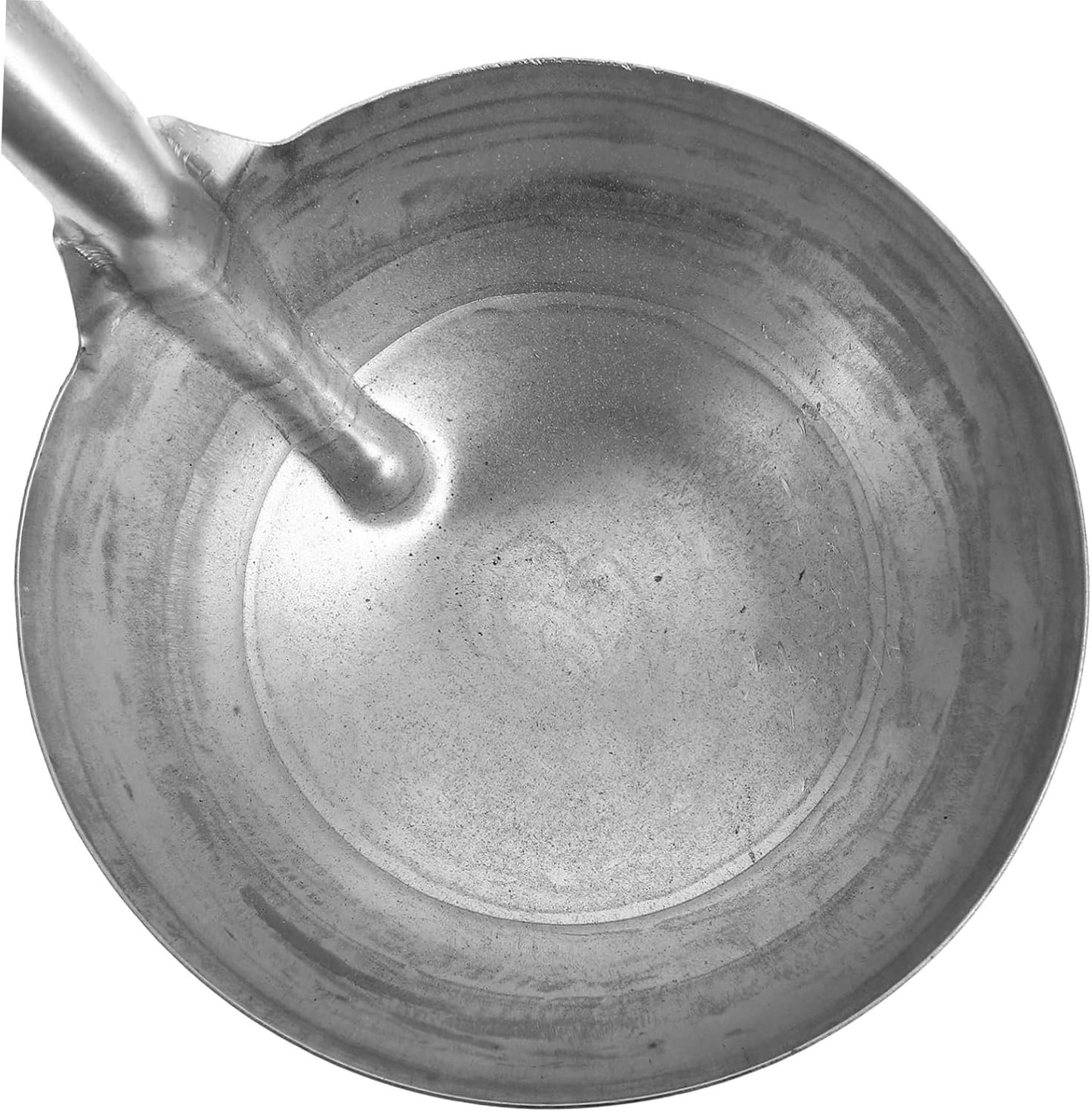 Abaodam Iron Water Ladle Scoop for Feeding and Watering Durable Heavy Duty Metal Construction with Ergonomic