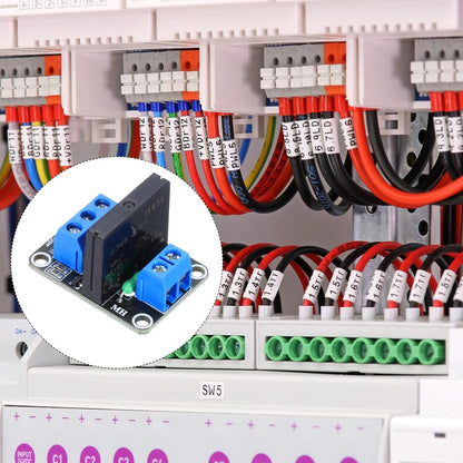 MECCANIXITY 2 Pcs DC 5V 1 Channel Relay Module Switch Board Shield 2A Low Level Trigger for Electronics Industrial Home Automation