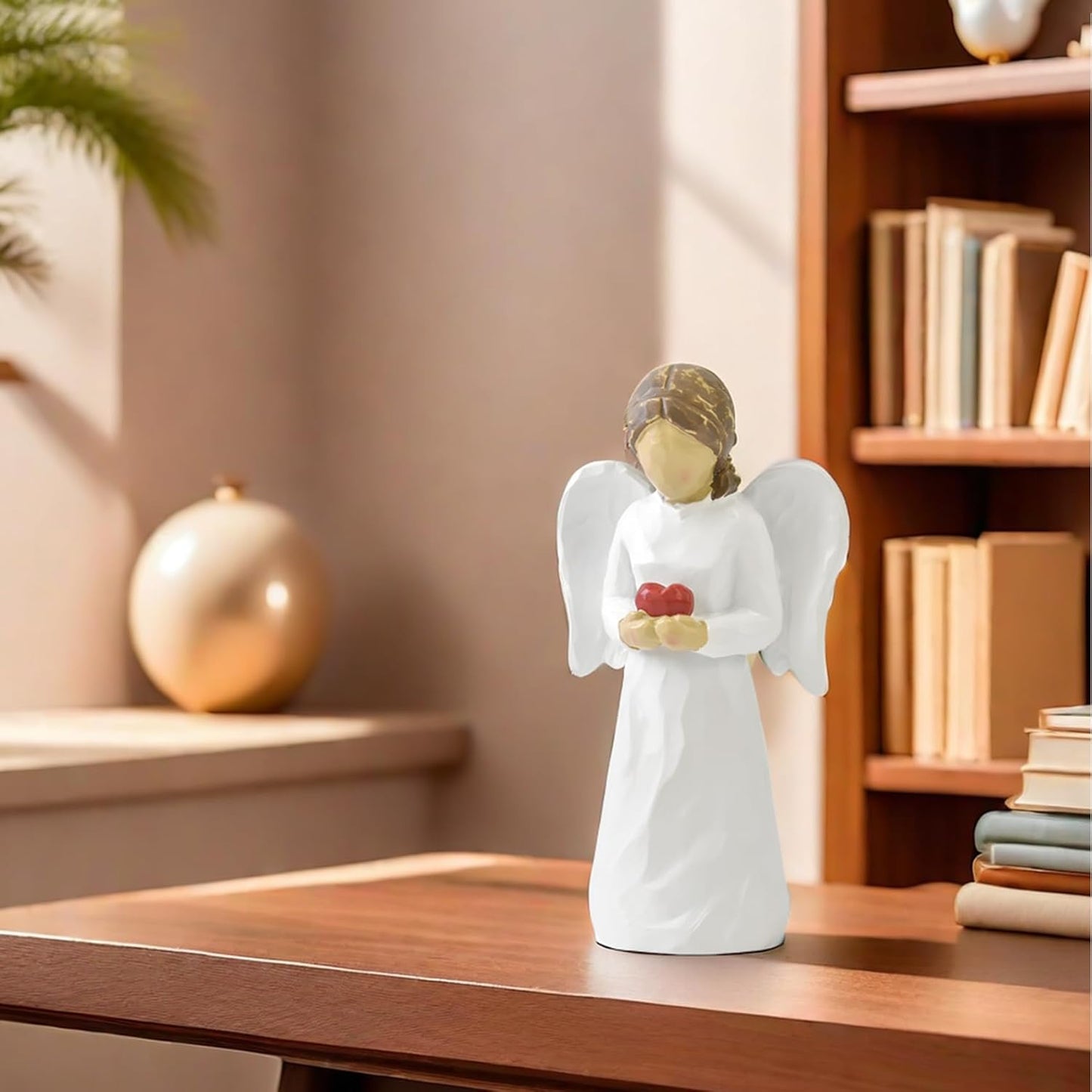 Angel Figurines for Women, Guardian Angel Figurine, Healing Angel Gifts Sympathy Gift, Sculpted Hand-Painted Collectible Figurines, Resin Angels Figure for Home Decor