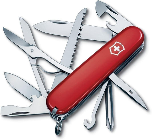 Victorinox Swiss Army 53931 Fieldmaster Pocket Knife, Red