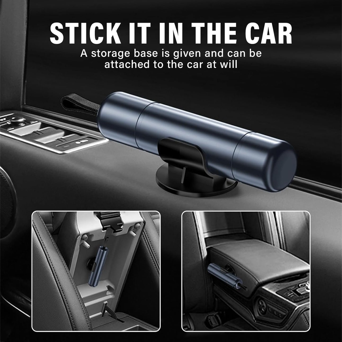 2Pcs Life Hammer with Seatbelt Cutter, Car Safety Hammer Window Breaker Tool Seat Belt Cutter Essential Car Escape Tool for Emergency Situations