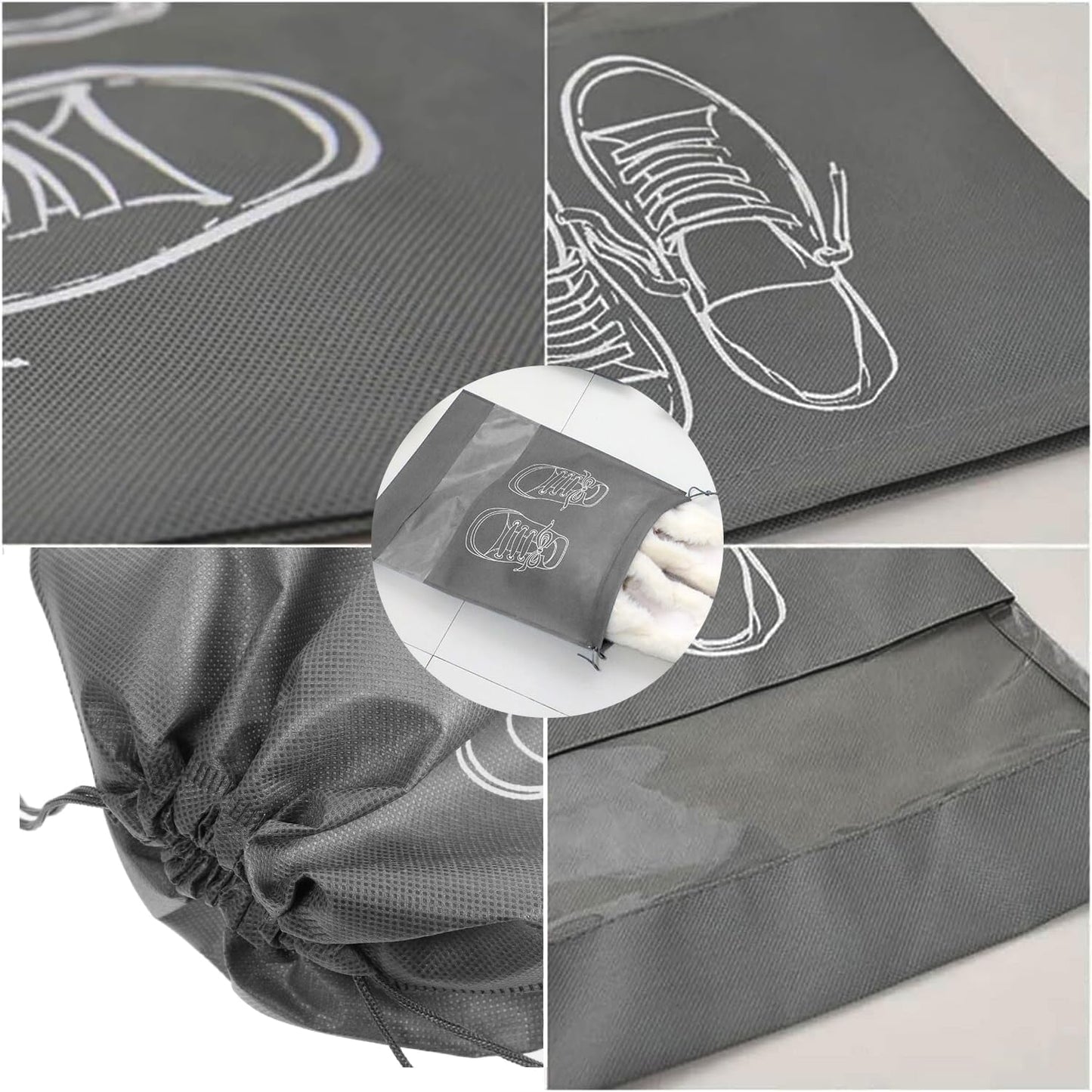 GIOD Compression Packing Cubes Set, 9 Pcs Travel Packing Organisers, Ultra -light Extended Waterproof Storage Bag, Suitcase Storage Bag, Clothes and Shoes Travel Bags, Travel Accessories (Grey)