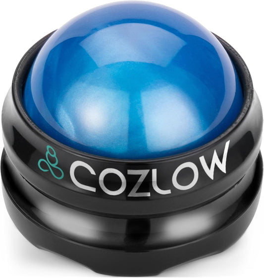 Massage Ball - Muscle Massager Roller Tool for Trigger Point Deep Tissue Release - Hand Held Manual Massage Therapy for Back, Neck, Leg, Shoulder & Foot Pain Relief by Cozlow