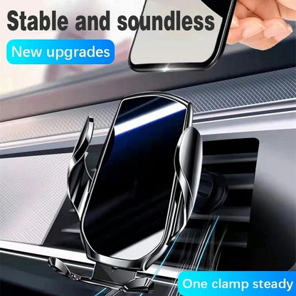 ARMIYO Car Phone Holder Gravitational Car Phone Holder with Air Vent Clip Compatible with Other Mobile Devices – Car GPS Bracket