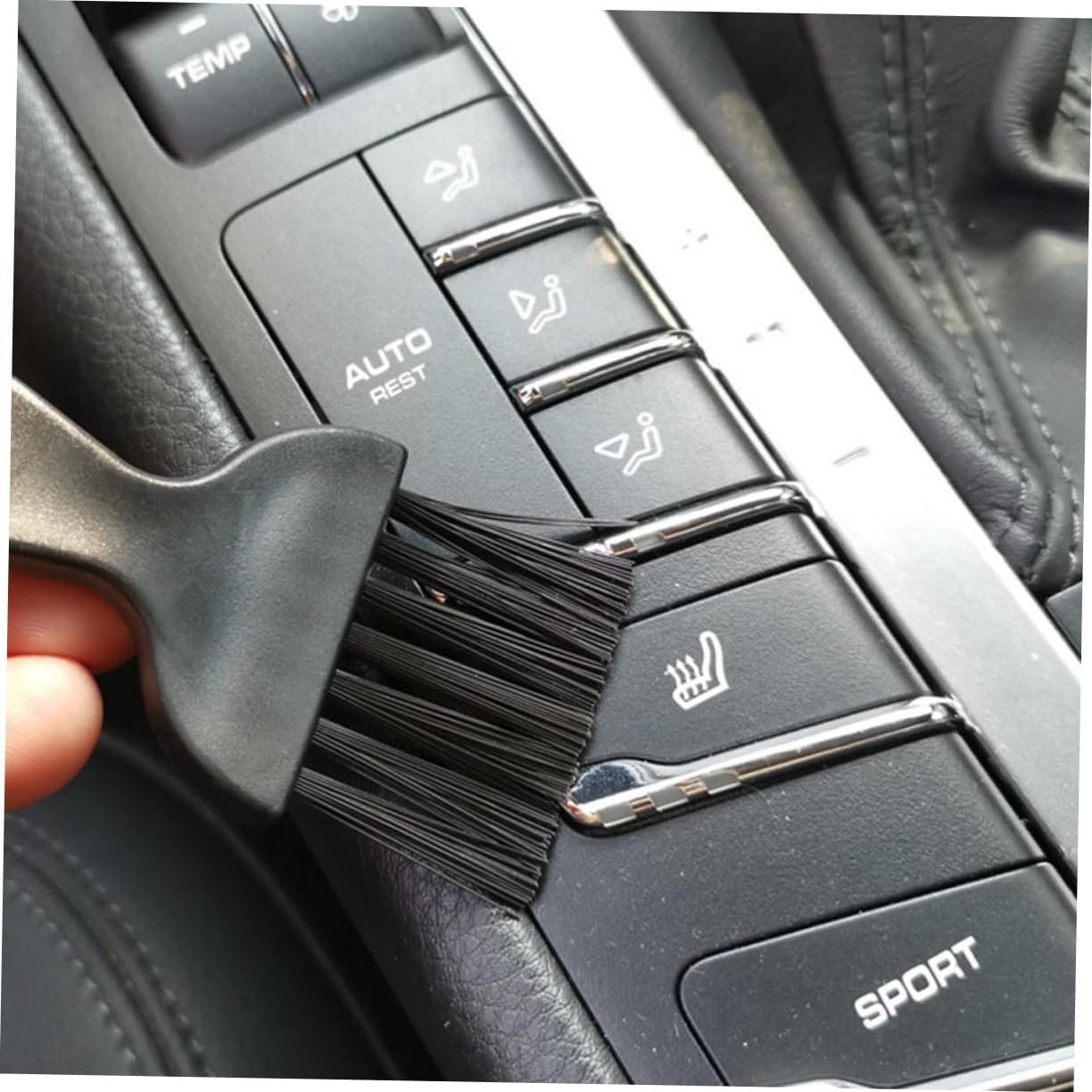 Minkissy 3sets Static Brush for Computer Keyboard Ergonomic Handle Design Easy to Use Washable Storage-Friendly Essential Cleaning Tool 8pcs*3