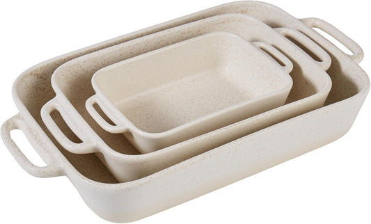 Davis & Waddell Darley Stoneware Bakeware Set (3 Pieces)
