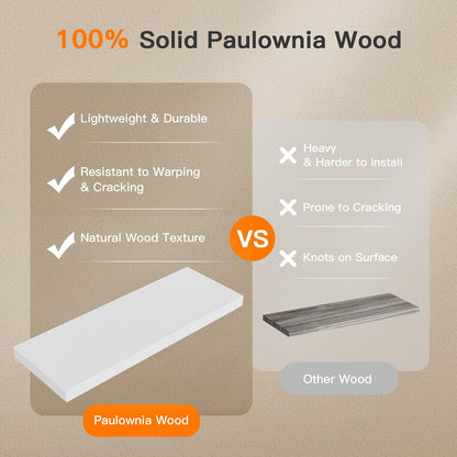 Amada Bathroom Shelves Over Toilet with Storage Basket, Floating Wall Shelves for Home Organization & Wall Decor, Bathroom/Kitchen/Living Room ShelvesWhite