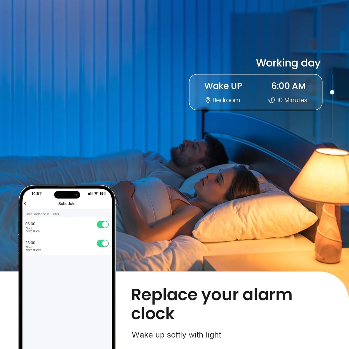 Enshine GU10 Smart Bulb, Warm to Cool White and RGB WiFi led Light Bulbs, Dimmable Colour Changing, Compatible with Alexa and Google Home, Music Sync, 5W(50W), 470 Lumens, No Hub Required, 4 Pack
