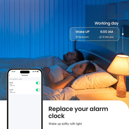 Enshine GU10 Smart Bulb, Warm to Cool White and RGB WiFi led Light Bulbs, Dimmable Colour Changing, Compatible with Alexa and Google Home, Music Sync, 5W(50W), 470 Lumens, No Hub Required, 4 Pack