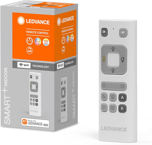 LEDVANCE White Smart Remote Control WiFi Remote Control Color Changing Switch On/Off and Adjust Ledvance WiFi Products 32g 41mmx120mm RGBW Color Control
