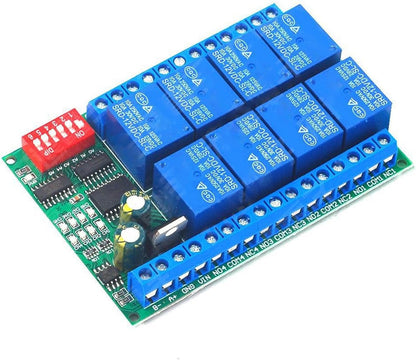 CHENZILIN RS485 Relays Module DC12V 32/16/8 Channel for Automation Home with RTU Control