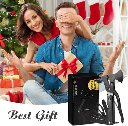 Fathers Day Gift Ideas Dad Gifts for Dad from Daughter Son Kids Wife Birthday Gifts for Men Him Husband 14-in-1 Multitool Camping Hatchet Christmas Stocking Stuffers Cadeau Homme Pour Papa