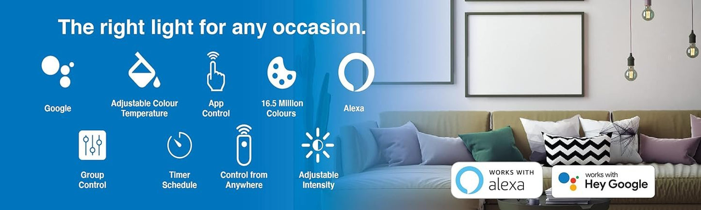 Laser WiFi Smart LED RGB Downlight White Amazon Alexa, Google Home 1000 Lumens