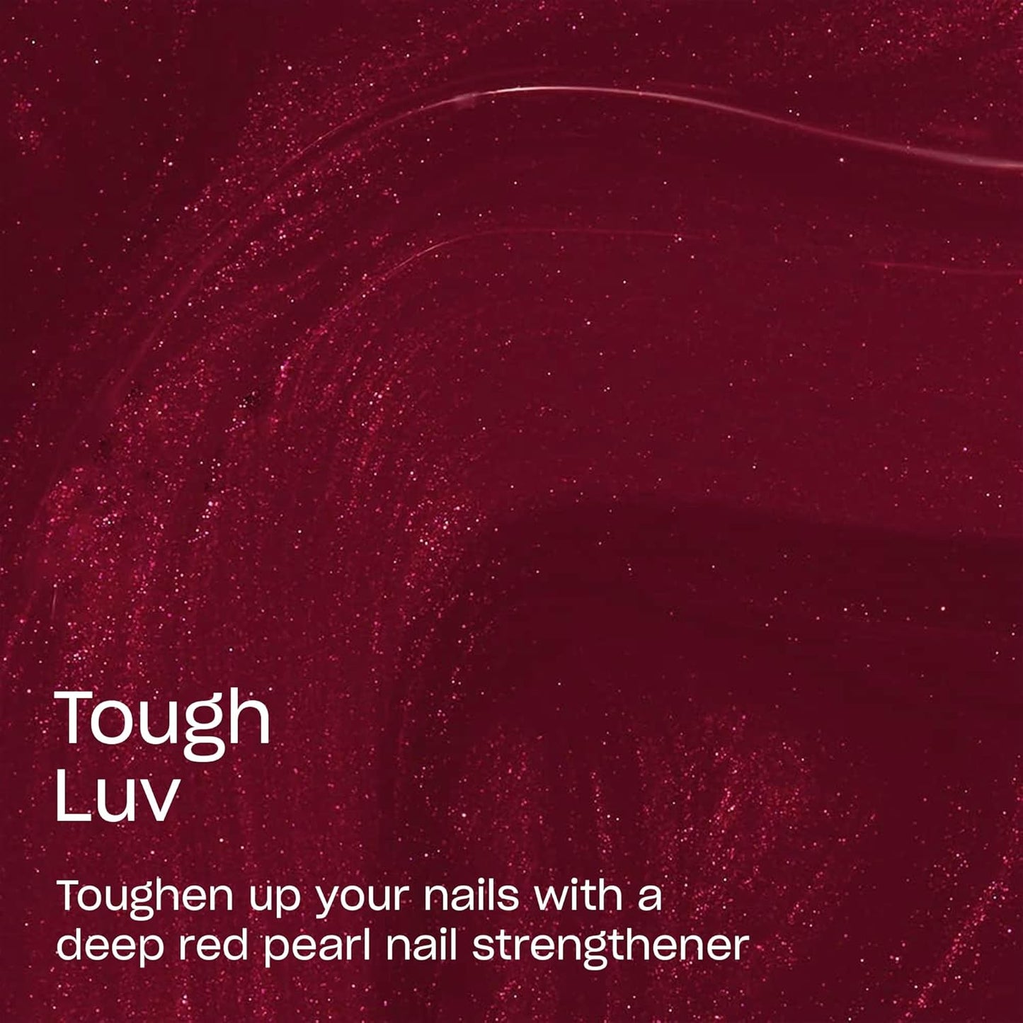 OPI Nail Envy | Tough Luv | Coloured Strengthening Nail Polish | Dark Pearl Red 15ml