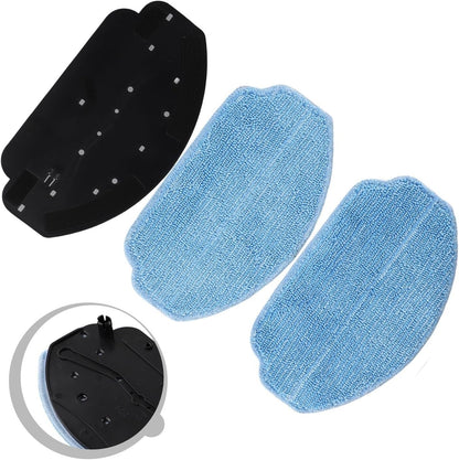 Staffa per robot aspirapolvere con cuscinetti di ricambio per MAMNV BR150 BR151 Cleaning Essentials (1 staffa per mocio + 2 stracci)