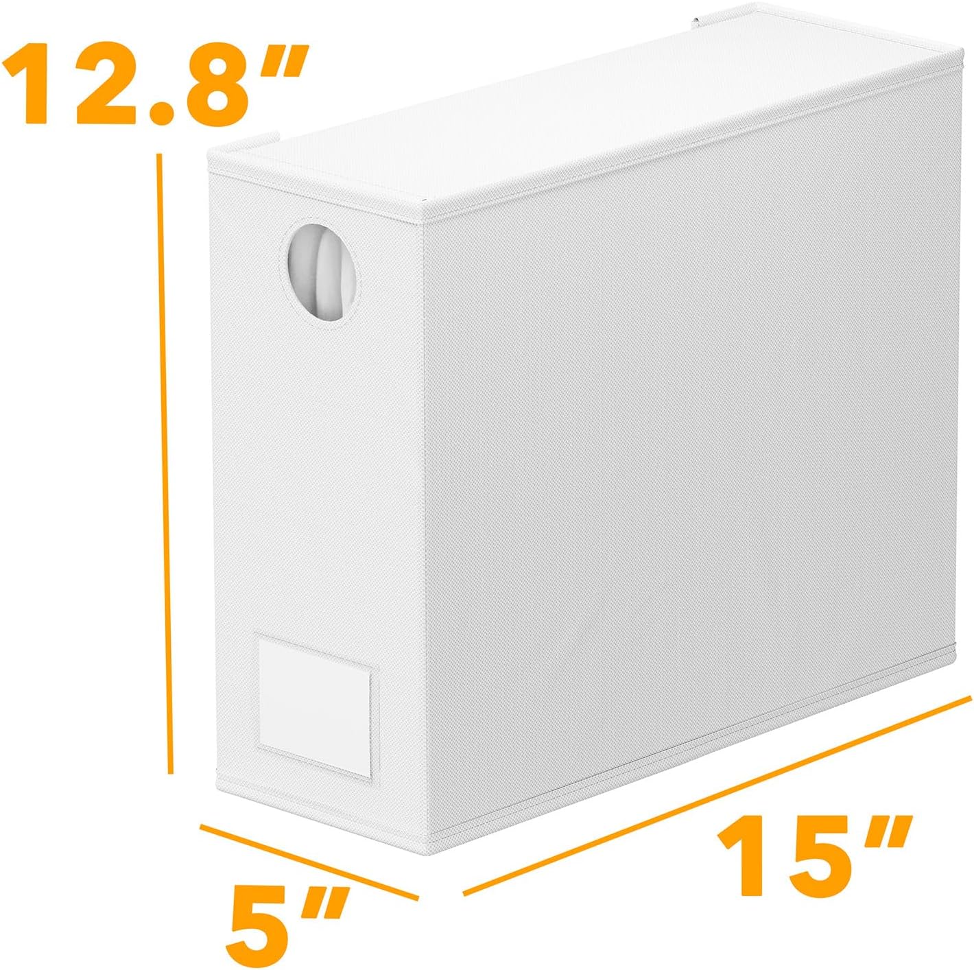 SpaceAid 4 Pack Bed Sheet Organizers and Storage, Foldable Sheet Organizer for Linen Closet, Sheets Set Folder Keeper with Window XL (Queen & King Size) Organizing Bedding Container, White