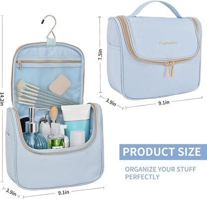 Makeup Bag Travel Cosmetic Bag Hand-Portable Girl Cosmetic Bag For Women Large Toiletry Bag Organizer, Blue, XX, Gg061