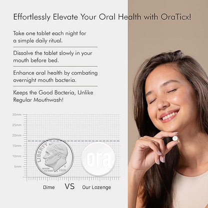 Teeth & Gums Dental Probiotic, 8 Billion CFU - Naturally Supports Oral Health, Fresh Breath, and Immunity, Oral Probiotic Supplement, Grape Flavor 30 Lozenges 1-PK