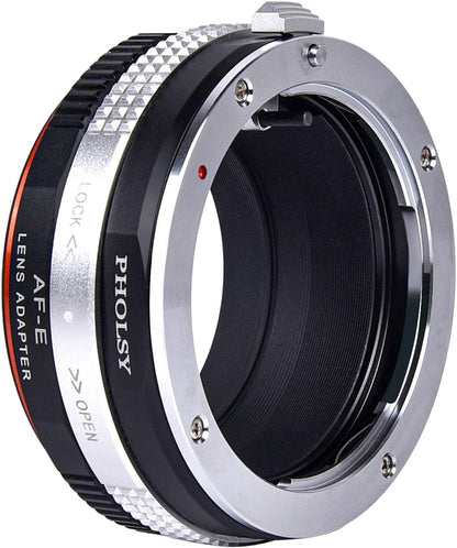PHOLSY Lens Adapter Manual: Compatible with Sony A (Minolta AF) Lens and Sony E (NEX), Sony A to E Camera Body