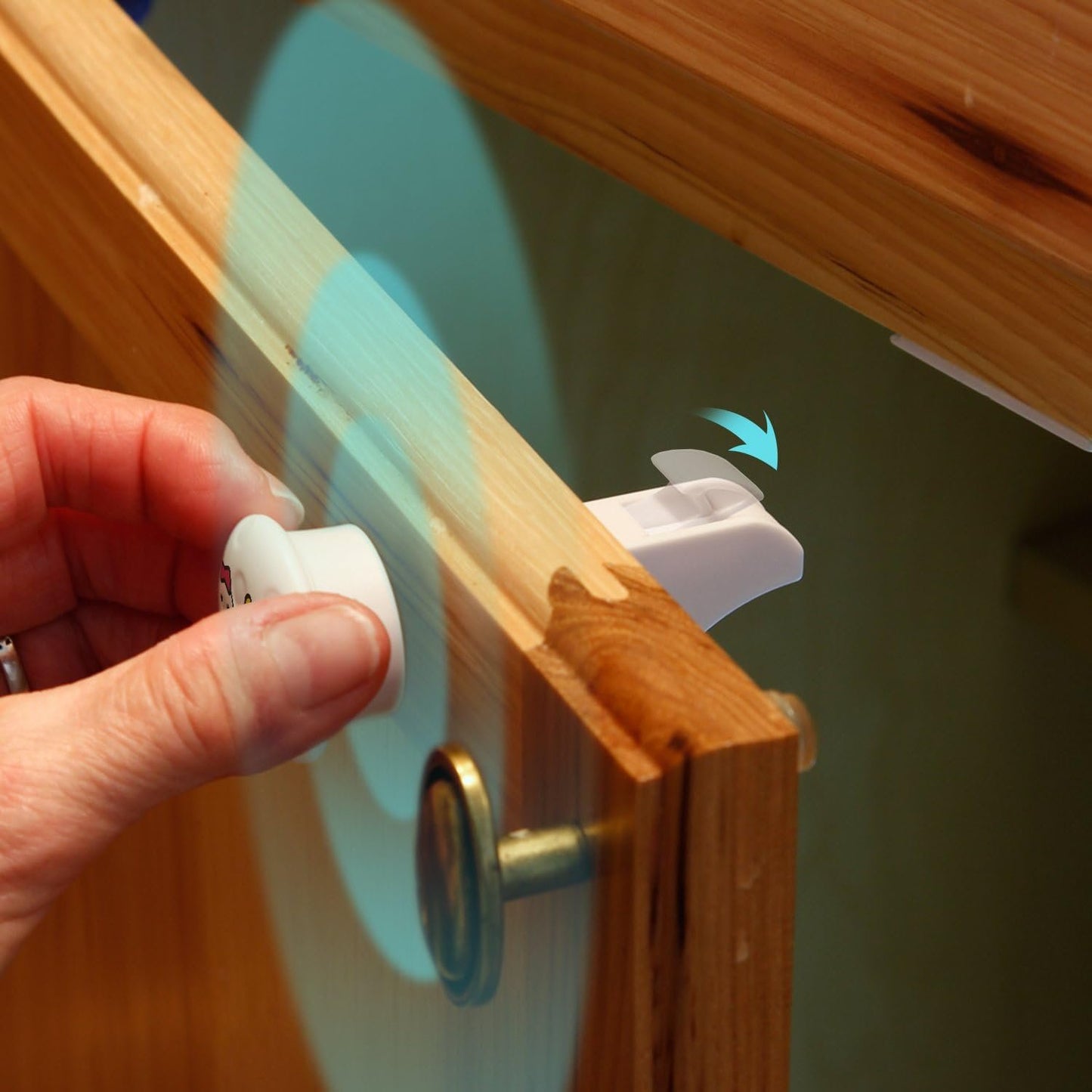 Magnetic Cabinet Locks with Adhesive, Easy Installation Tool - Child Proof Drawers - No Tools Or Screws Needed - Jool Baby (Standard, 4.0, Pack)