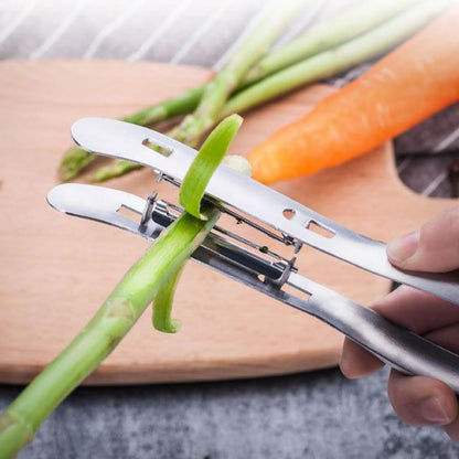 Peelers for Kitchen | Double-Sided Stainless Steel Cactus Peeling Tool,Kitchen Accessories for Food Prep Juicing Salad Making Restaurant Market Outdoor Camping
