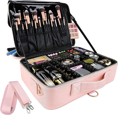 Train Travel Case, pink, Large Toiletry Bag - Pink