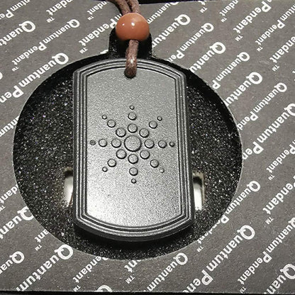 XIMULIZI Anti EMF Radiation Protection Pendant Tourmaline 2300 Negative Ions Far Infrared & Scalar Energy Volcanic Lava Reverse Aging Necklace,1