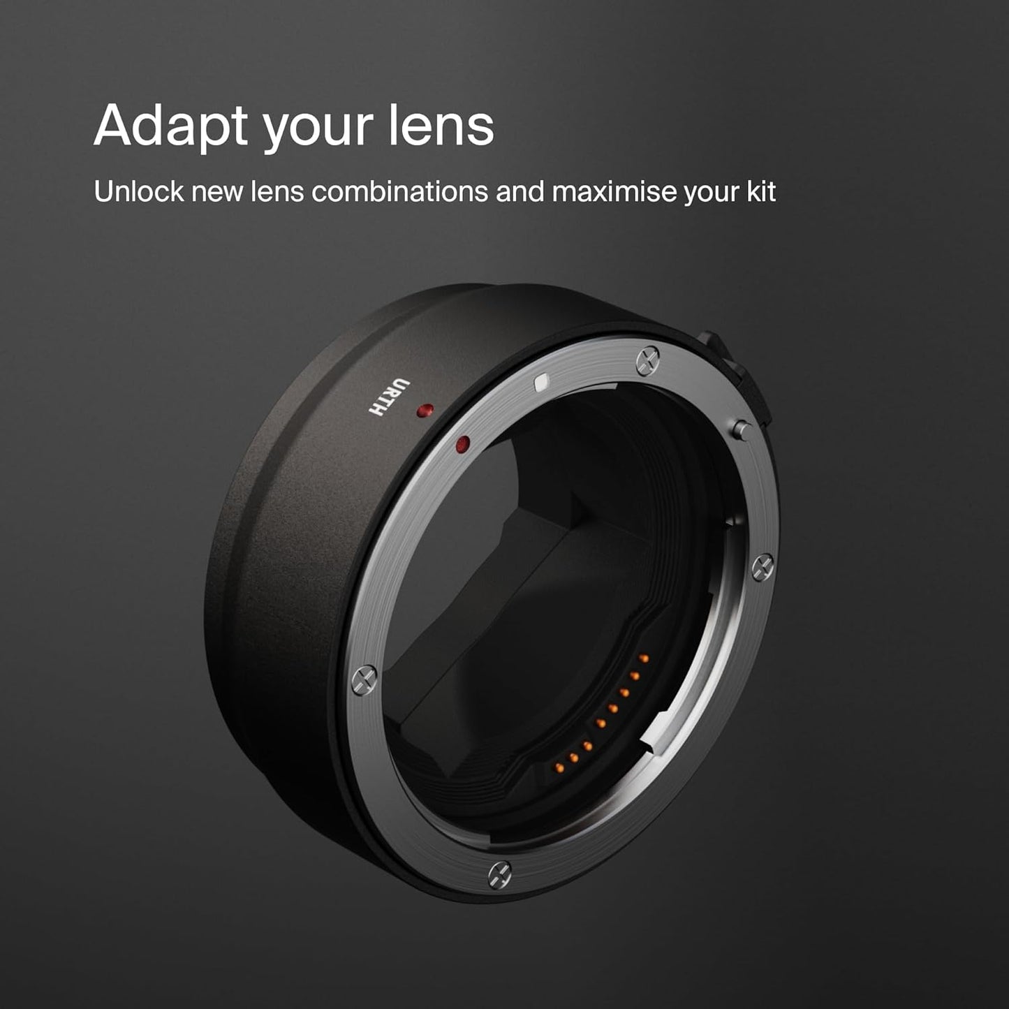 Urth - Lens Mount Adapter: Compatible with Canon EF & EF-S Lens and Sony E Camera Body (Electronics)
