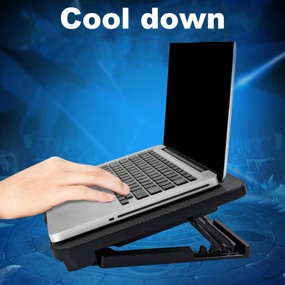 Laptop Cooling Pad | Cooling Fan Laptop | Laptop Stand Cooler, Cooling Pad for Overheating Laptops, Laptops Cooler Stand with Fan for Silent and Efficient Coolings of Notebooks