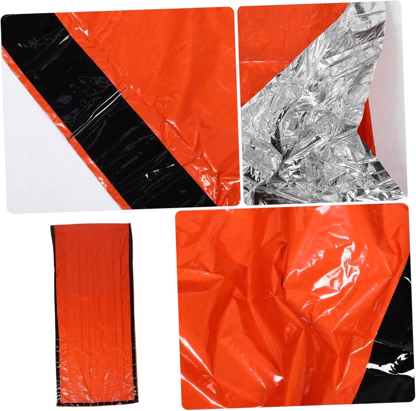 Sosoport Thermal Sleeping Portable Survival Tent Warm Sleeping Camp Tent Bivy Sack Blanket for Outdoor Hiking