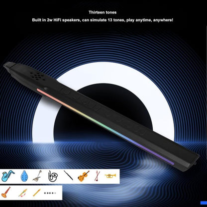 Annadue Mini Set per Strumenti a Fiato Elettronici, Sassofono Elettronico MIDI, Supporta 13 Toni, con 12 Tipi di Accompagnamento, 15 Livelli di Volume Regolabile, 800 mAh.