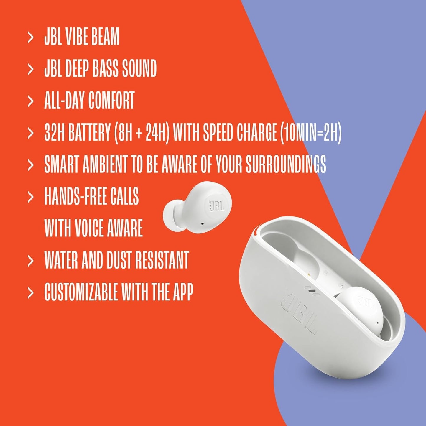 JBL Vibe Buds - True Wireless Headphones - Black