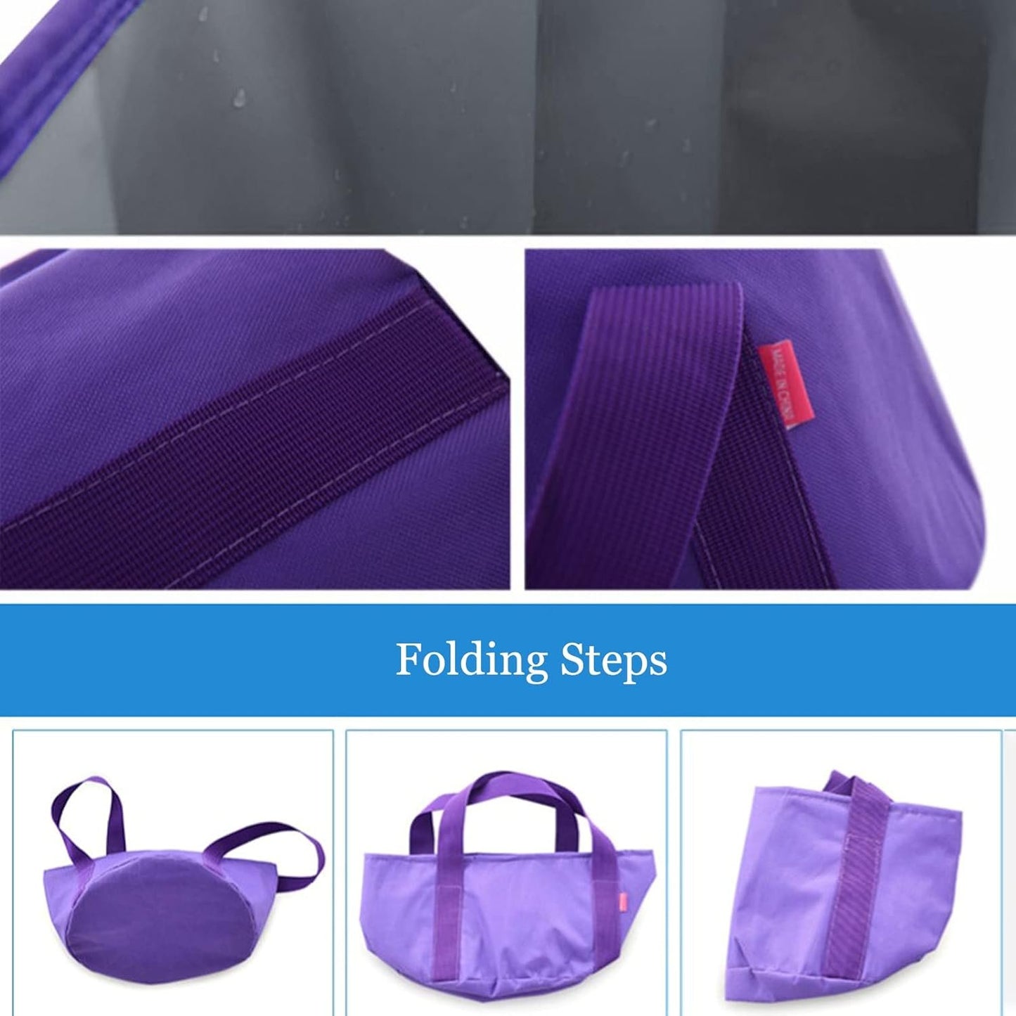 Portable Collapsible Bucket, Outdoor Travel Camping Fishing Folding Water Bucket