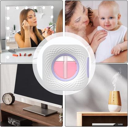 Automatic Aromatherapy Diffuser, Scent Air Machine, Ultrasonic Essential Oil Diffusers, Quiet Freshening Freshener, Portable Aromatherapy Tool for Car Pet Room Living Bathroom Use