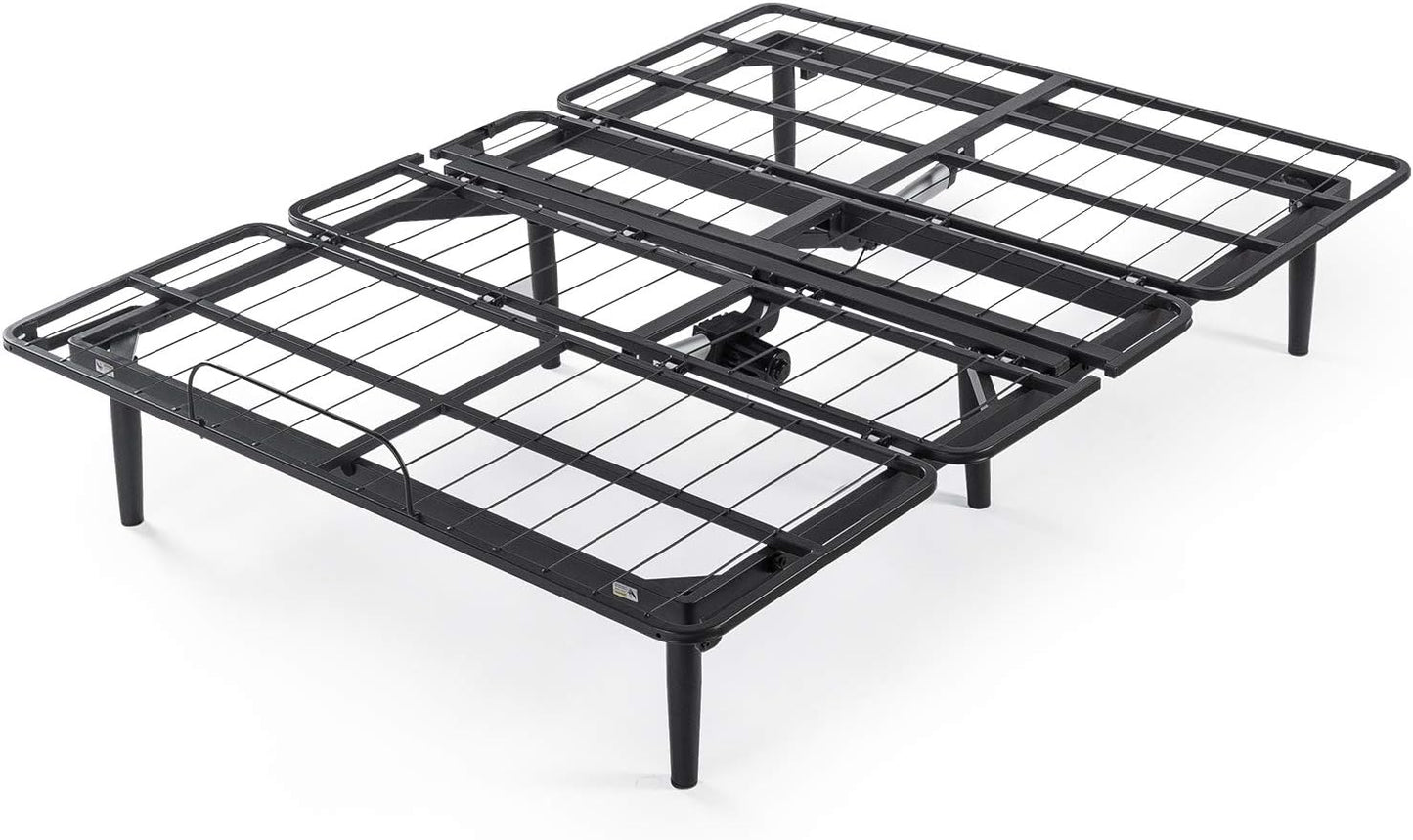 Zinus Queen Bed Frame Adjustable Smart Base Bed Base | Steel Slat Support Furniture