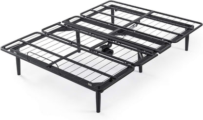 Zinus Queen Bed Frame Adjustable Smart Base Bed Base | Steel Slat Support Furniture