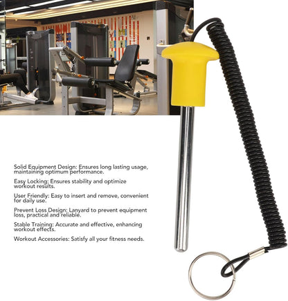 JHS-TECH Stack Pin Weights, Universal Magnetic Pins for Gym Set with Iron Lanyard, Heavy Duty Gym Accessories for Strength Training, Home Fitness