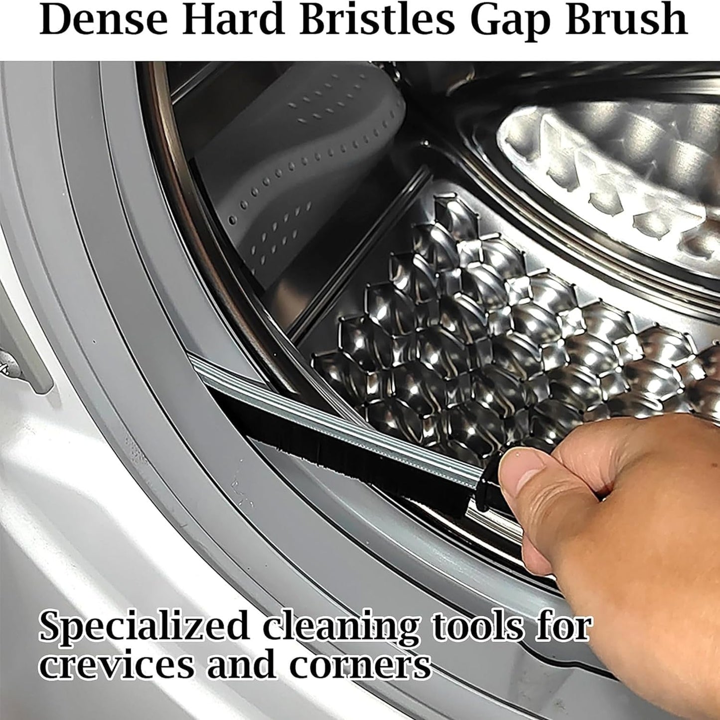 8 Pcs Bathroom Kitchen Cleaning Brush Toilet Shower Tile Joints Dead Angle Hard Bristle Cleaner Brushes Gas Stove Long Handle Multi-Function Cleaning Tool Copper Wire Stove Range Hood Oil Stain