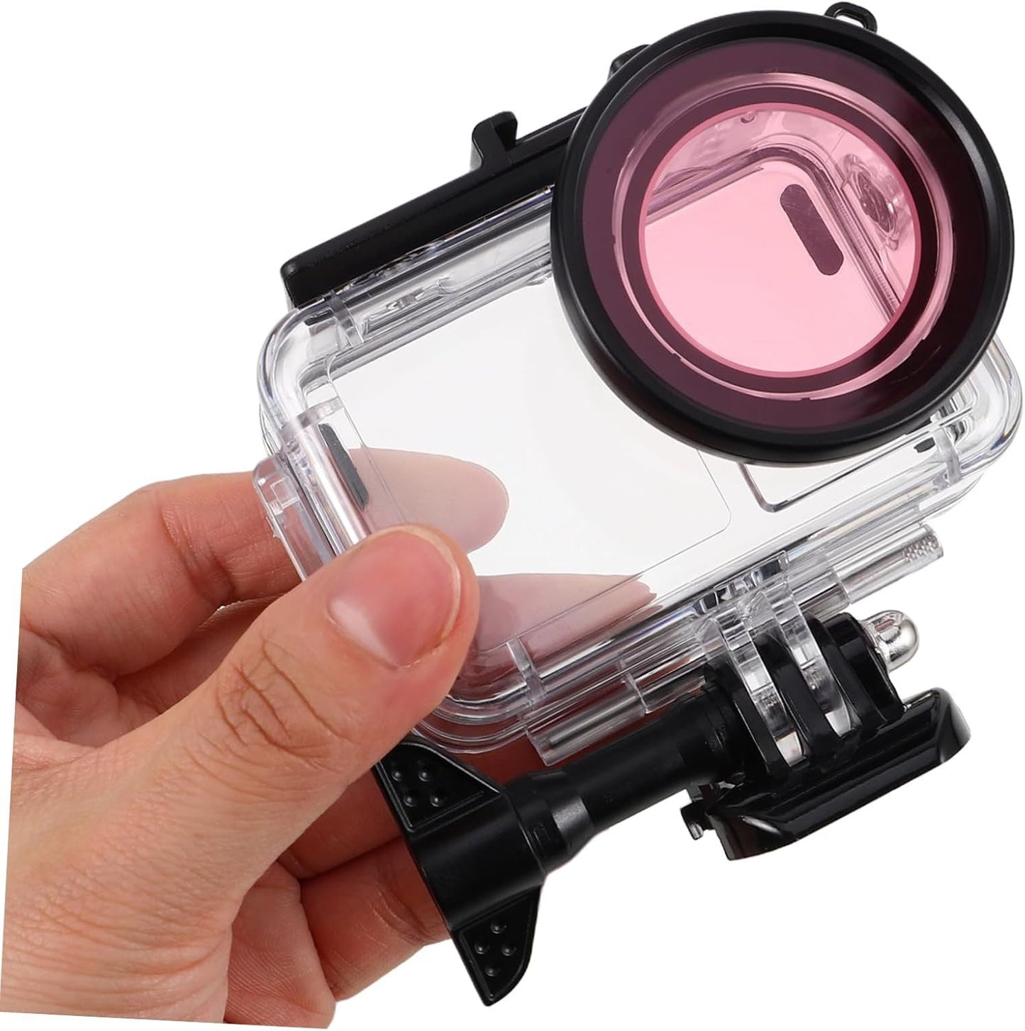 jojofuny Camera Housing Case with Dual Cold Shoe Mounts for Accessories Secure Protective Design