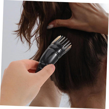 OATIPHO Natural Ox Horn Comb Gentle Scalp Massager Tool for Hair Massage Horn Brush for Healthy Scalp and Smooth Hair Design