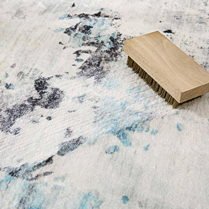 Cinknots Area Rugs, Modern Soft Abstract Rugs for Living Room, Bedroom, Kitchen, Dining Room, Medium Pile Home Decor Carpet Floor Mat (Grey 9, 80 * 120CM)