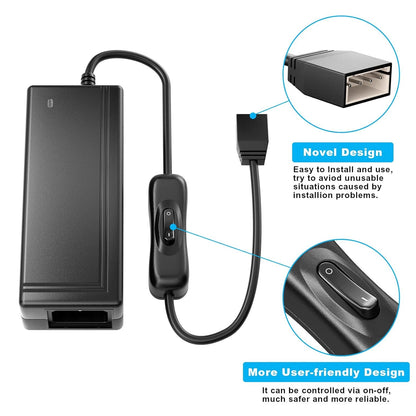 AGPtek SATA/PATA/IDE Drive to USB 2.0 Adapter Converter Cable for Hard Drive Disk HDD 2.5" 3.5", Compatible with USB 1.1/2.0/3.0, with External AC Power Adapter Included