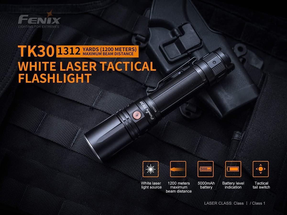 Fenix TK30 Class 1 White Laser Tactical Flashlight ** Canadian Edition