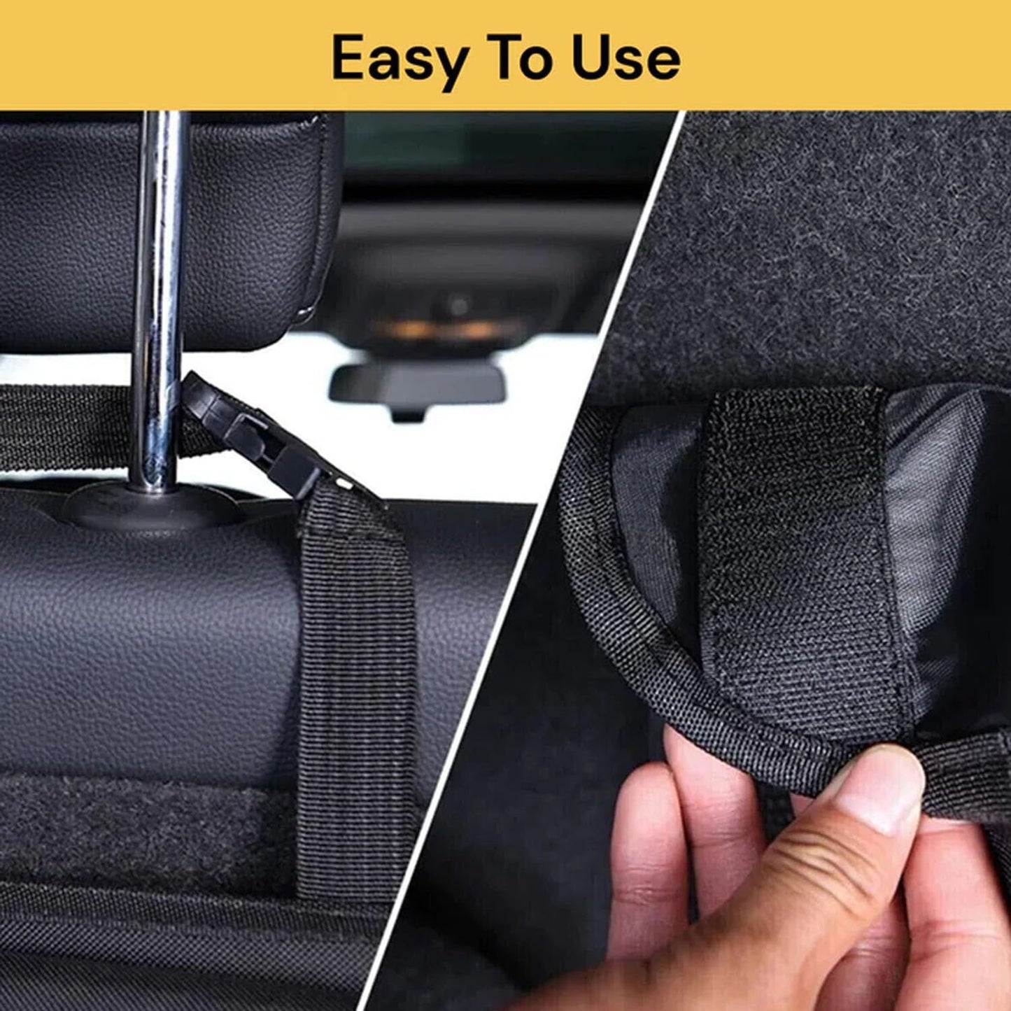 EZONEDEAL Hanging Car Trunk Organiser 3 in 1 Multi-Pocket Capacity Car Boot Organiser Car Organizers and Storage Bag Waterproof Foldable Detachable Neat and Space Saving for SUV