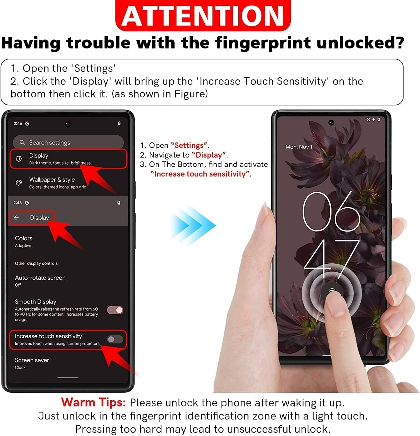 [2+2 Pack] LK Compatible for Google Pixel 6-2 Pack Tempered Glass Screen Protector + 2 Pack Camera Lens Screen Protector, Easy Installation 9H Hardness Anti-Scratch