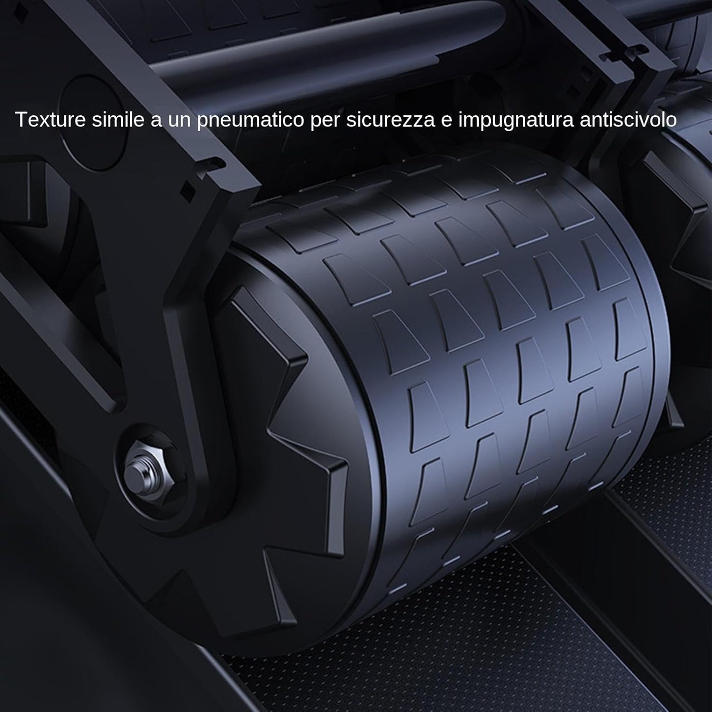 ABS Roller, Gym Equipment Ab Trainer with Elbow Support, Stable Abdominal Exercise Wheel, Core Strength Workout Machine, Portable Fitness Gear for Home, Indoor Training