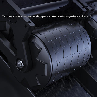 ABS Roller, Gym Equipment Ab Trainer with Elbow Support, Stable Abdominal Exercise Wheel, Core Strength Workout Machine, Portable Fitness Gear for Home, Indoor Training