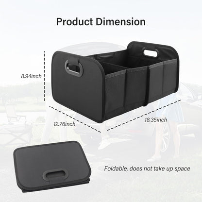 Car Trunk Organizer,Collapsible Trunk Organizer for Car Storage Organizer with High Volume,Universal Car Accessories Car Organizer Trunk for Most Cars SUVs Trucks