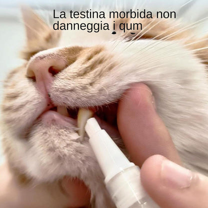 Pet Toothbrush Pen, Dog Toothbrush Pen, Cat Toothbrush Pen, Pet Hygiene Pen, Compact Pet Toothbrush, Pet Oral Care Pen, Soft Bristle Pet Toothbrush, Ergonomic Pet Toothbrush